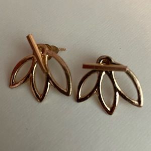 Floral Jacket Stud Earrings